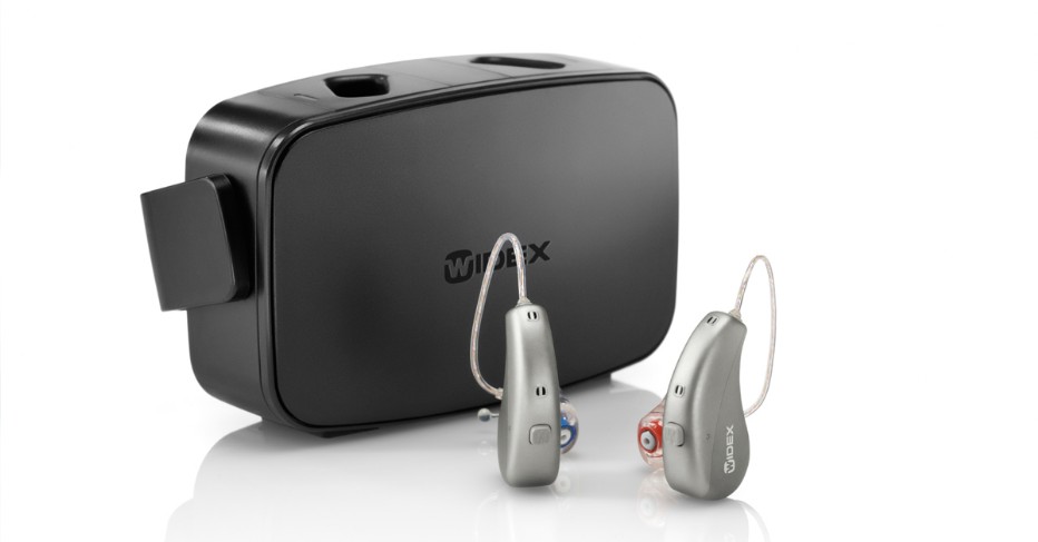 Widex MOMENT Hörsysteme mit Ladegerät